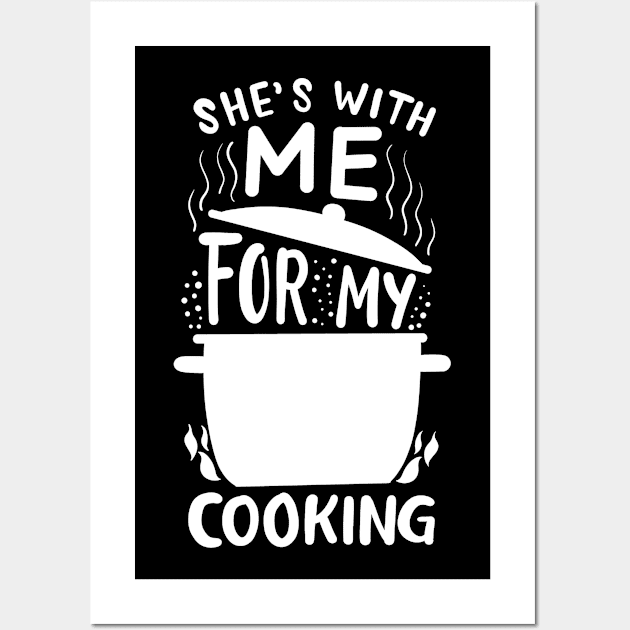 Cooking Chef Cook Husband Wall Art by KAWAIITEE